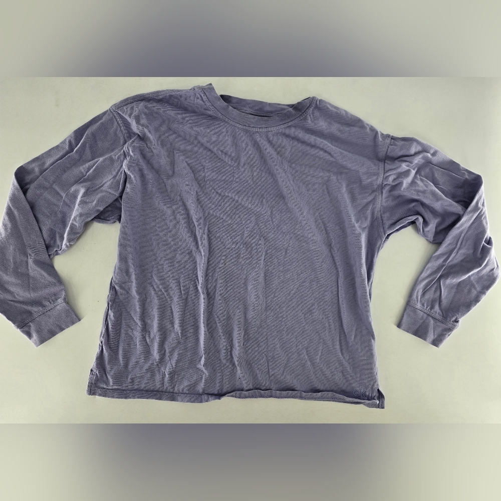 Calvin Klein Long Sleeve Tee - Purple